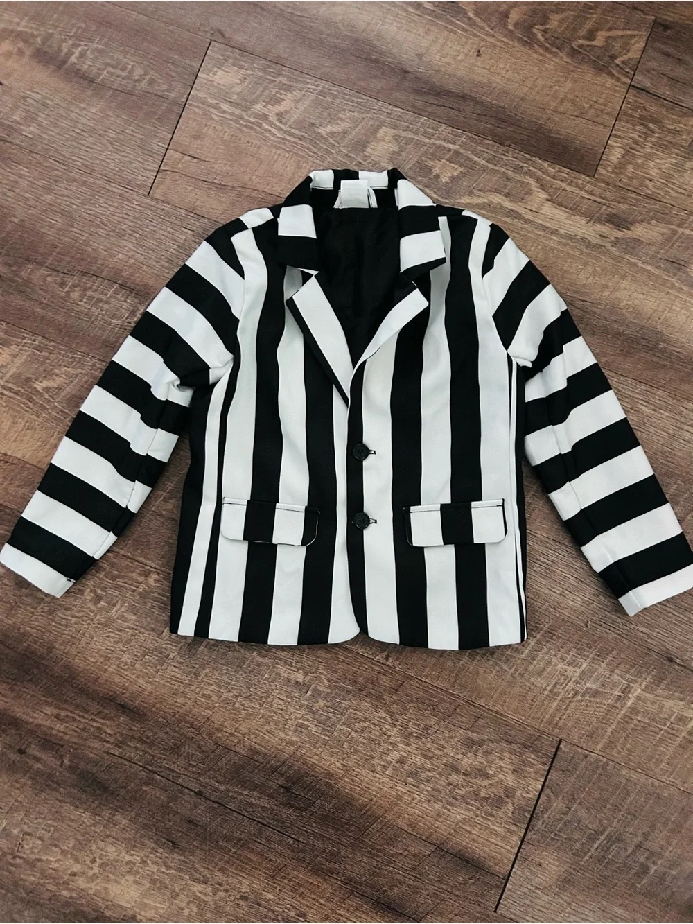 Black & White Striped Blazer - Beetlejuice costume.